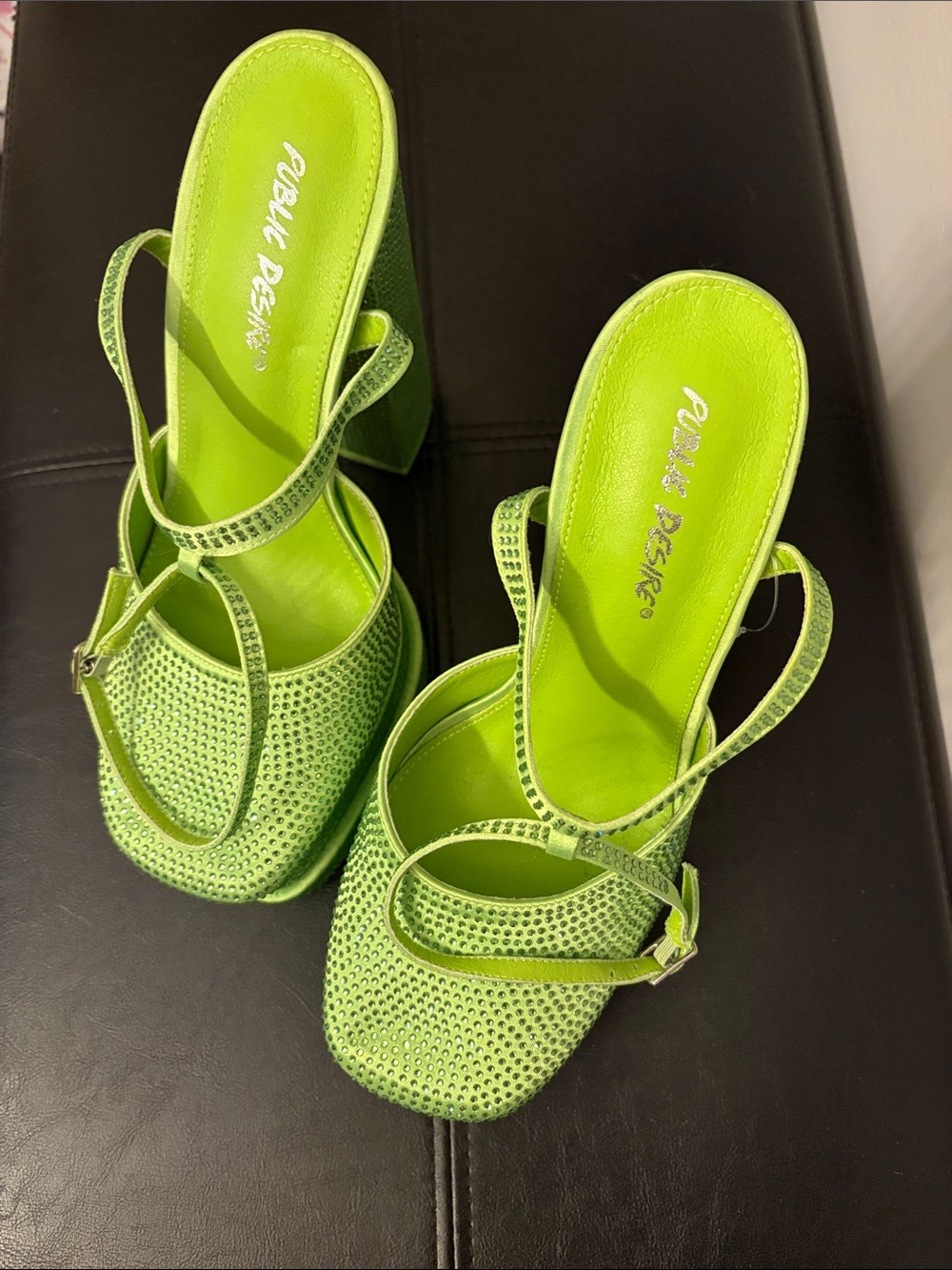 Strappy Platform Block Heels